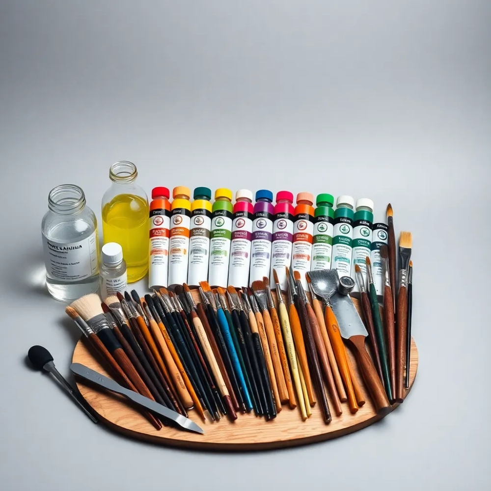 Co jest potrzebne do malowania farbami olejnymi