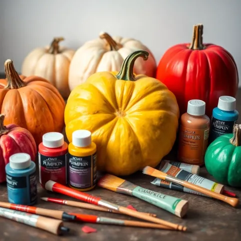 Jakie farby do malowania dyni