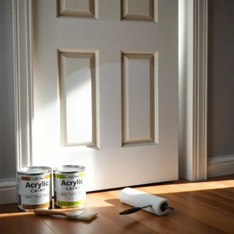 Malowanie drzwi wewnętrznych na biało jaka farbą